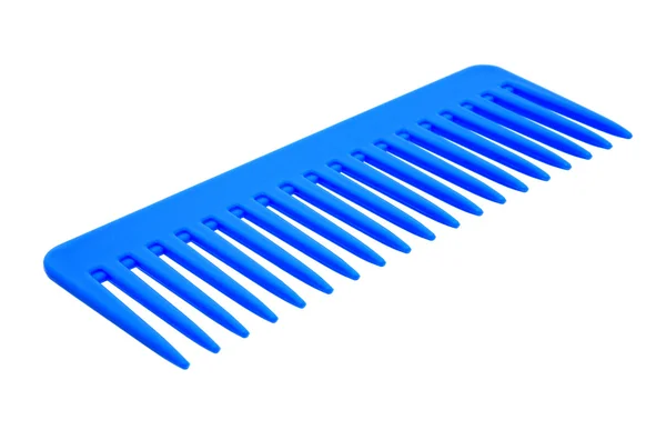 Blue hairbrush — Stock Photo, Image