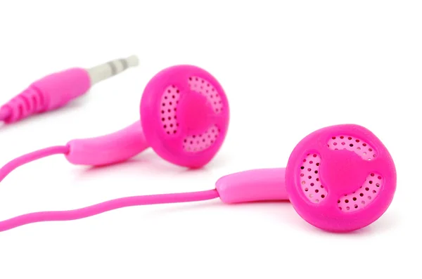 Portable Stereo Headphones Listening Qualitative Music — Stock Photo, Image