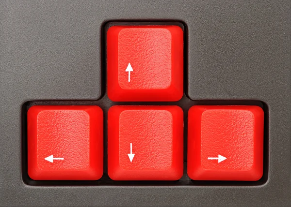 Czerwony klucze — Zdjęcie stockowe