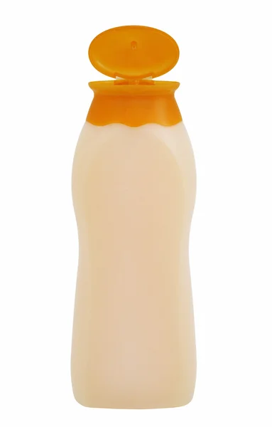 Bottiglia Con Prodotto Cosmetico Cura Una Pelle — Foto Stock