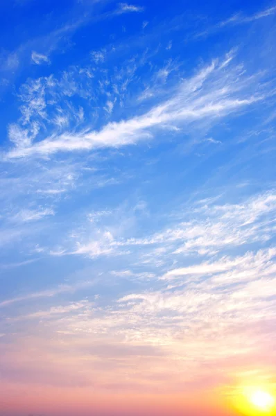 Clouds at the sunset — Stock Photo, Image