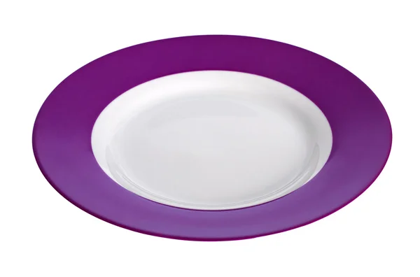 Violet plate — Stock Photo, Image
