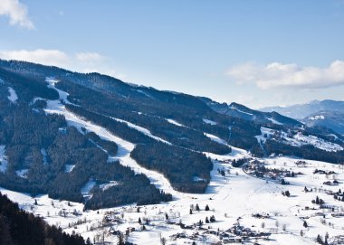 Ski resort schladming. Avusturya