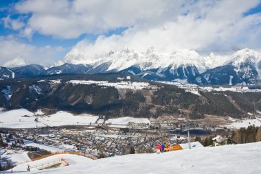 Ski resort schladming. Avusturya