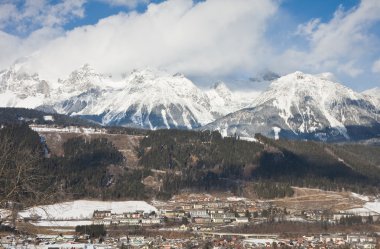 Ski resort schladming. Avusturya