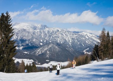 Ski resort schladming. Avusturya