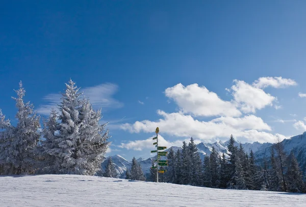 Ski resort schladming. Österrike Stockbild
