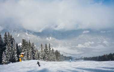 Ski resort schladming. Avusturya