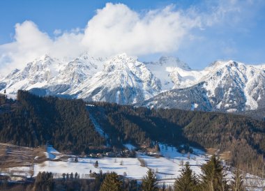 Ski resort schladming. Avusturya