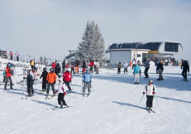 Ski resort Schladming . Austria clipart