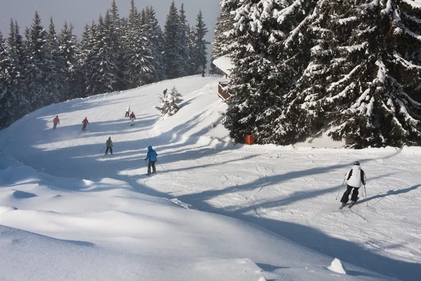 滑雪度假村萨尔斯堡。奥地利 — 图库照片