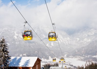 Ski resort schladming. Avusturya