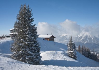 mountains.ski resort schladming restoranda. Avusturya