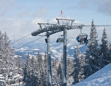 Ski resort schladming. Avusturya