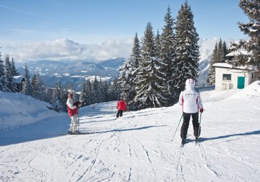 Ski resort schladming. Avusturya
