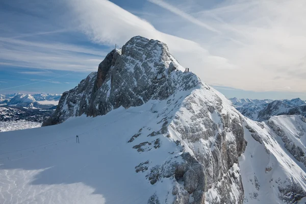 La vista desde la plataforma de observación. Glaciar Dachstein. Austria —  Fotos de Stock
