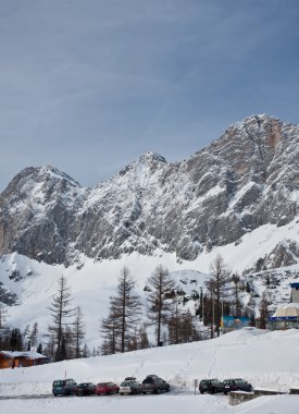 park yeri. Dachstein. Avusturya