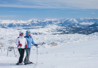 On the slopes of the Dachstein plateau. Austria clipart