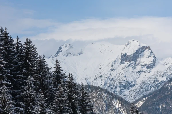 雪の山。スキー リゾート シュラート ミンク。オーストリア — ストック写真
