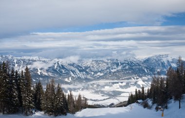 Ski resort schladming. Avusturya