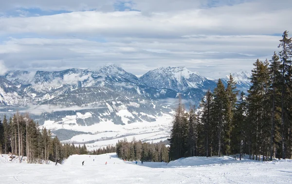 Ski resort Schladming. Austria — Stok Foto