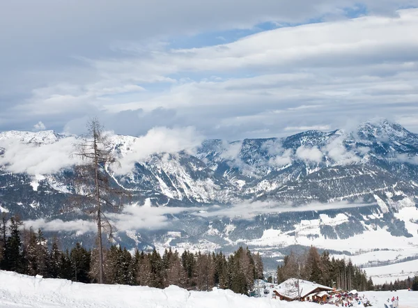 Estância Esqui Schladming Áustria — Fotografia de Stock
