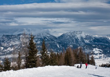 Ski resort schladming. Avusturya