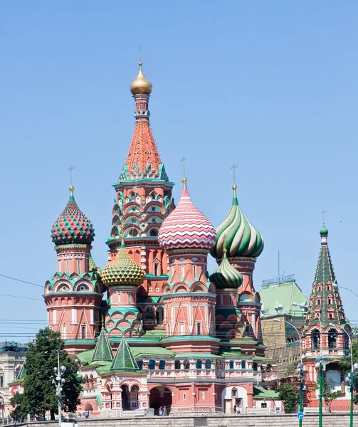 圣瓦西里大教堂 莫斯科 — 图库照片