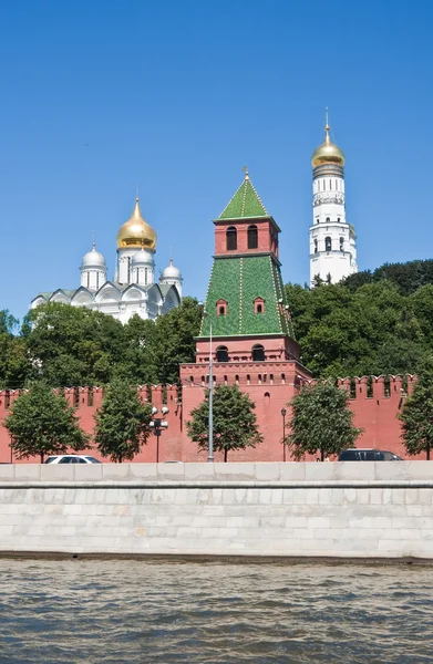 莫斯科 克里姆林宫墙和教会的 Kreml Tower — 图库照片