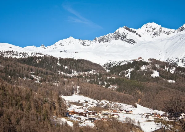 Skigebiet solden. Österreich — Stockfoto
