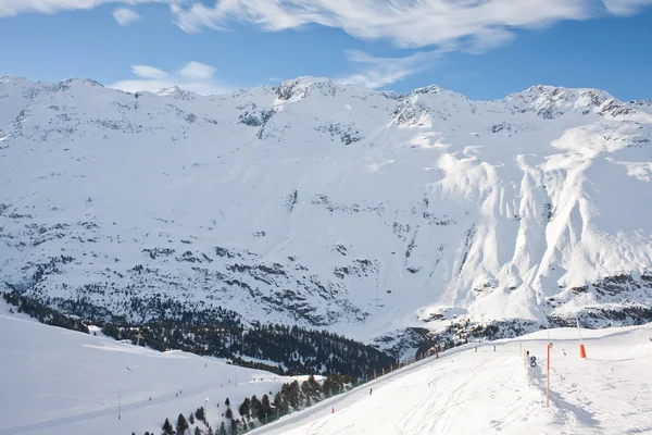 Ski resort Obergurglu. Rakousko — Stock fotografie