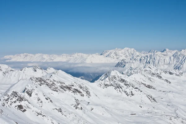 Skigebied Solden. Oostenrijk — Stockfoto