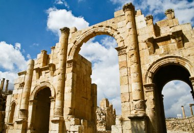 Ancient Jerash ruins, Jordan clipart