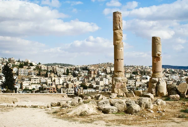 Стародавні руїни Jerash, Jordan — стокове фото