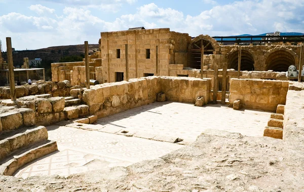Ruiny starověké Džeraš, Jordánsko — Stock fotografie