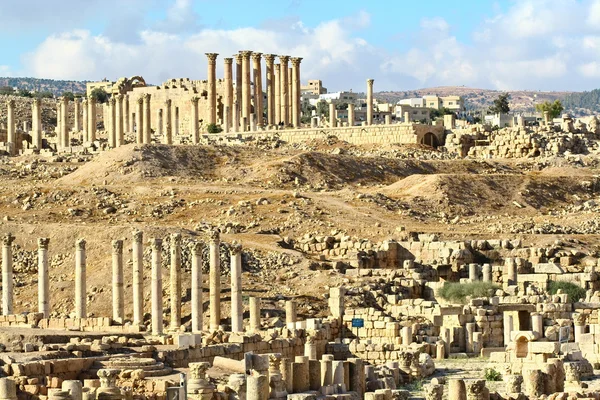 Jerash αρχαία ερείπια Ιορδανία — Φωτογραφία Αρχείου