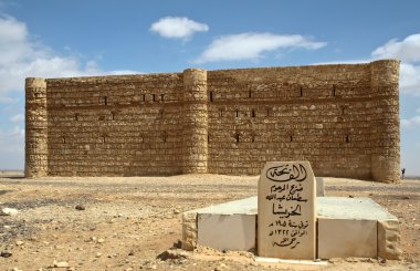 Qasr al kharanah veya harrana. çöl castle. Ürdün.