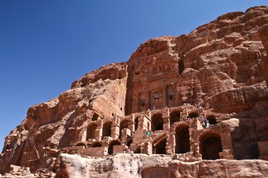 Nabatean temple or tomb town Petra, Jordan