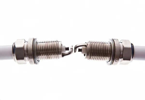 Two spark plugs — Stock Photo, Image