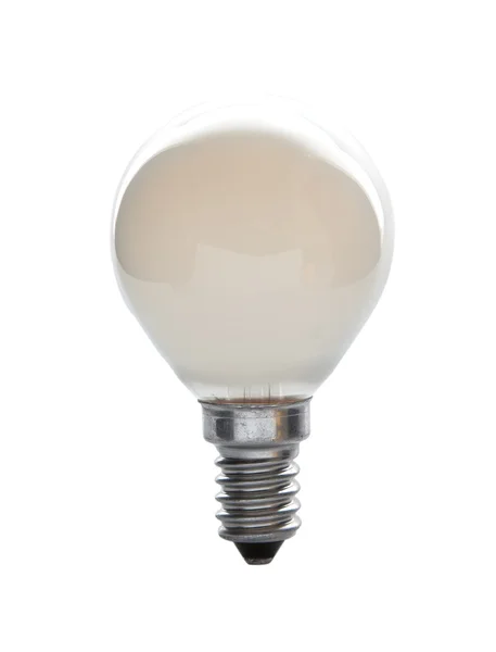 Mat elektrische lamp geïsoleerd op wit — Stockfoto