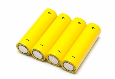 Yellow Batteries clipart