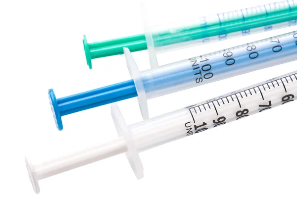 Three syringes — Stock Photo, Image