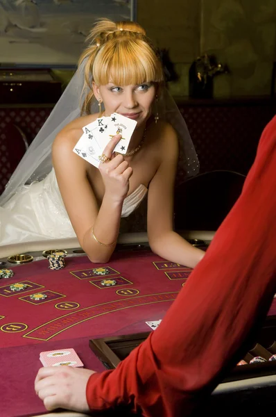 花嫁のカジノ — ストック写真