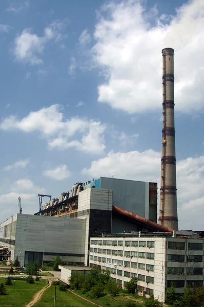 Estação de produção de energia — Fotografia de Stock
