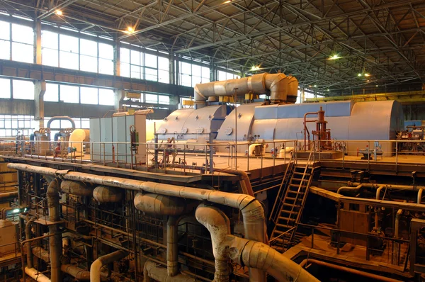 Энергетическая установка завода — стоковое фото