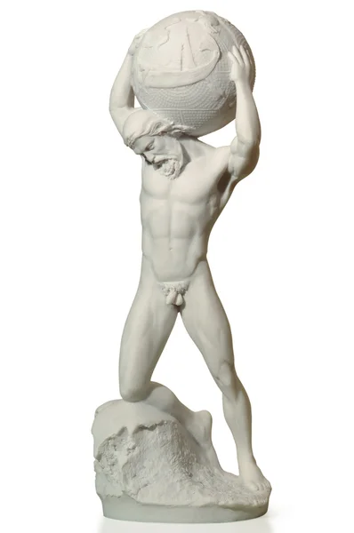Egy férfi márvány szobra — Stock Fotó