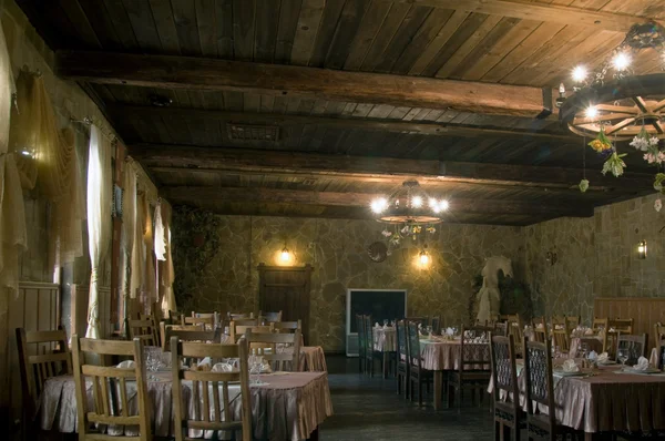 Restaurant dans le style du château — Photo