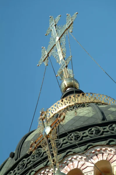 Экстерьер православного собора — стоковое фото