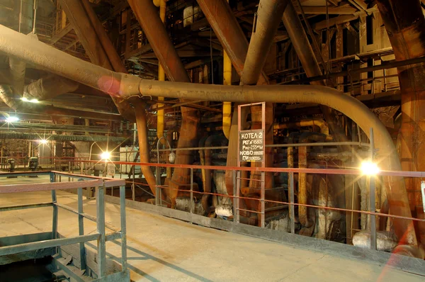 Interior industrial com energia remota — Fotografia de Stock