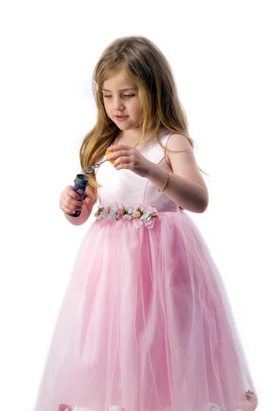 Ulusal elbiseli genç kız — Stockfoto